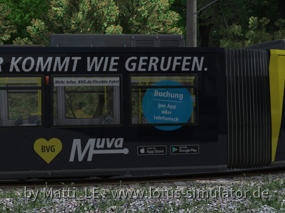 Neue Werbung unterwegs...