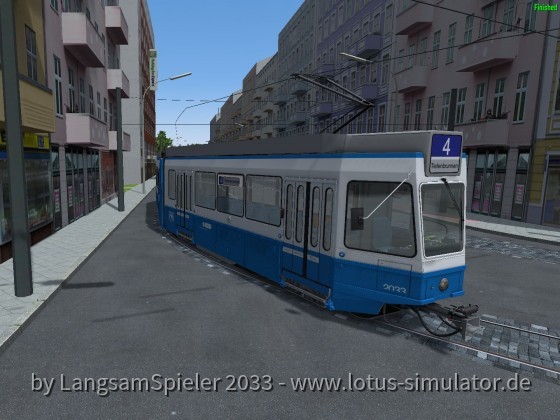 Tram 2000 auf Klein Neustadt mal am Fahren